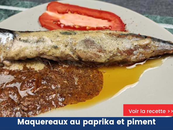 Maquereaux au paprika et piment de Cayenne